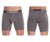 Unico 1802010021194 Boxershorts, einfarbig, grau